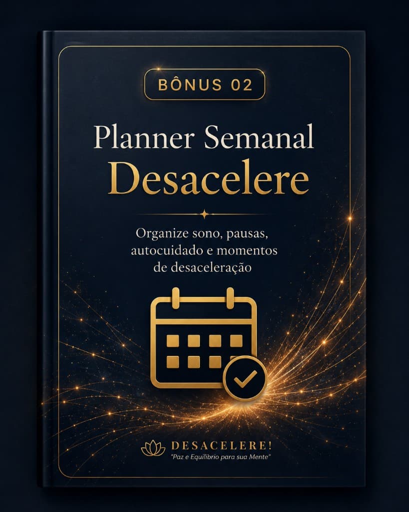 Capa do bônus 02: Planner Semanal Desacelere